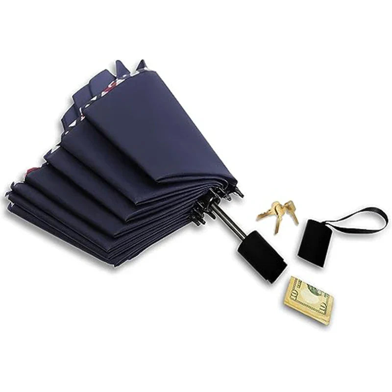 Umbrella Diversion Safe 10 Ribs Strong Folding with