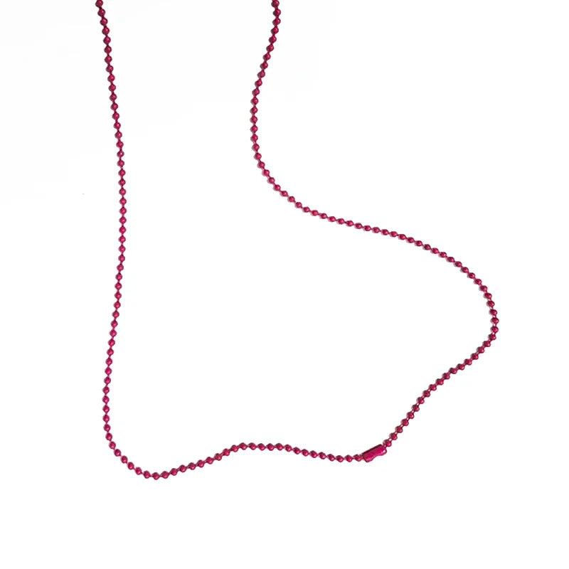 2024 Jewelry Trends Colorful Cross Women's Necklace Versatile