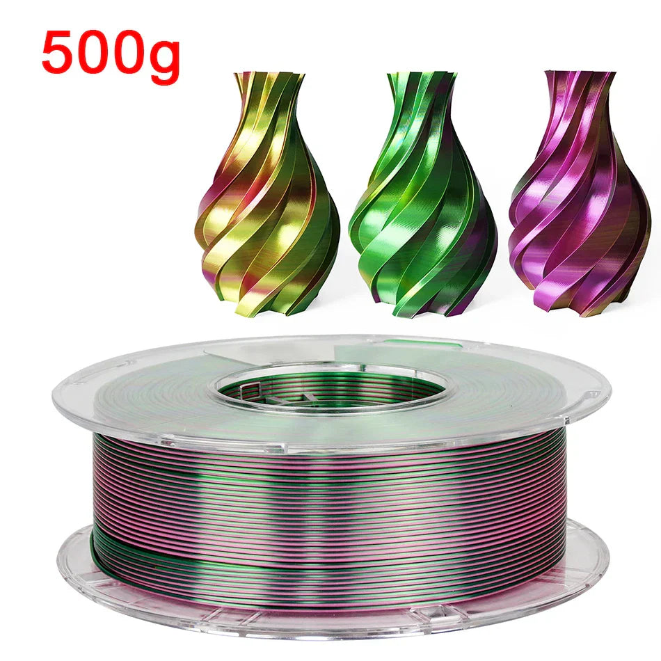 Tri-Color 3D Printer Filament PLA Silk Tricolor for