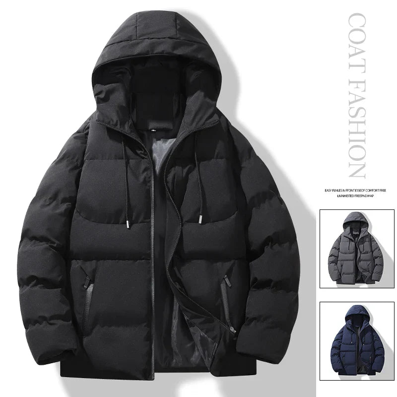 UETEEY Winter Windproof Warm Men Down Jacket Thicken