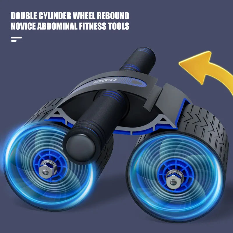 AB Wheel Roller Automatic Rebound Widened Double Wheel