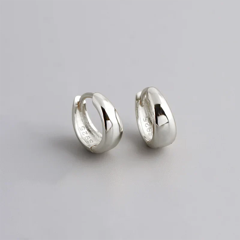 WANTME 925 Sterling Silver Premium Matte Minimalism Unisex