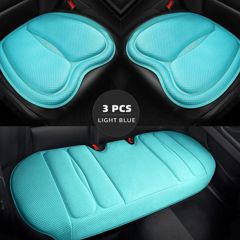 Universal Car Seat Covers Front Back Blue Cushion