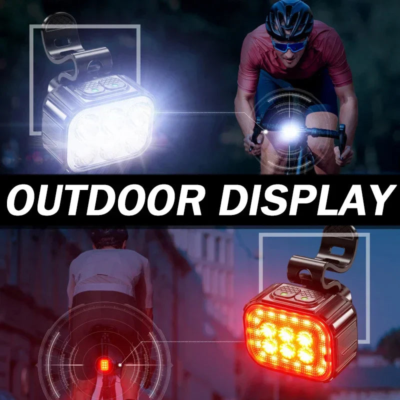 Q6 Bicycle Light Super Bright Cycling Lamp USB