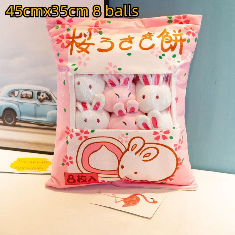 Cartoon Ramen Puff Cookie Bag Bubble Tea Plush