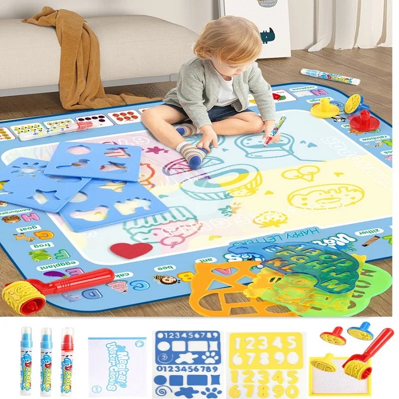 Magic Water Drawing Mat Coloring Doodle Mat with