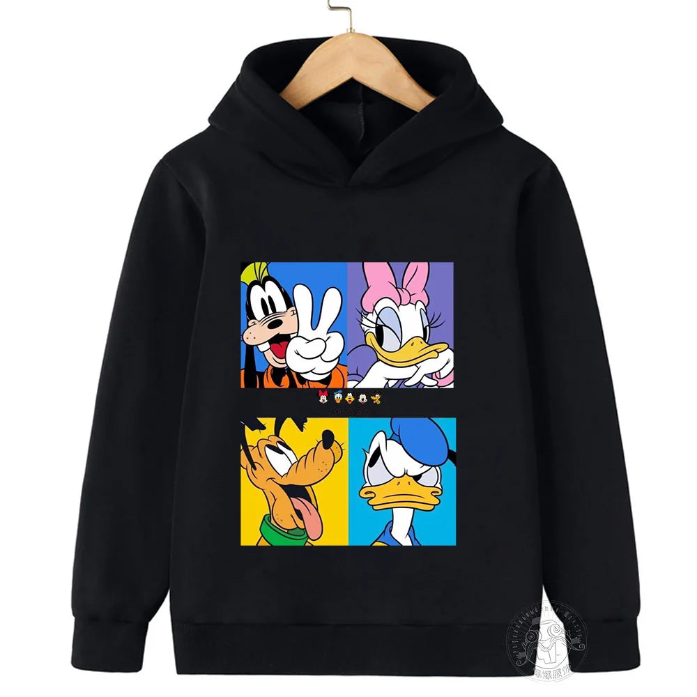 Sweatshirts Manga Anime Mickey Minnie Mouse Hoodie Kid