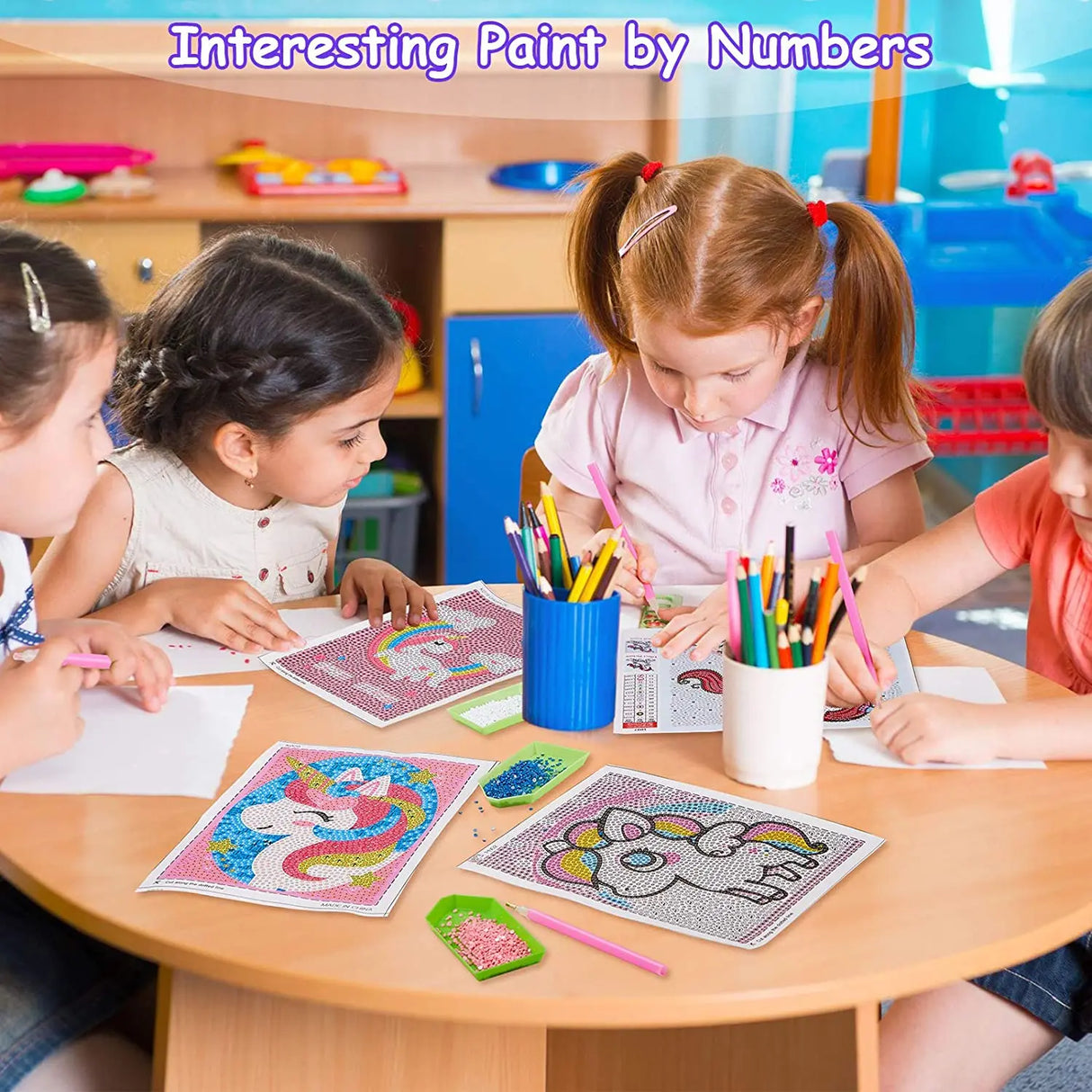 Diamond Painting by Number Kits for Kids Deer