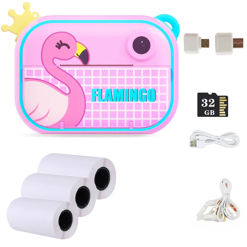 Kids Camera Instant Print Photo 1080P Video Digital