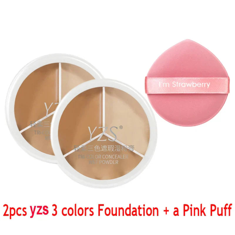 3 Colors Concealer Palette Makeup Face Eye Contour