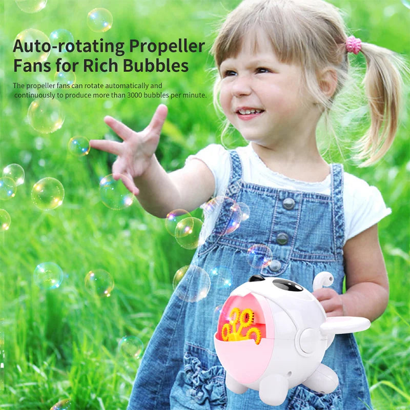 Electric Bubble Machine Automatic Cartoon Mouse Soap Bubble