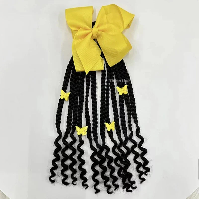 Black Africans Little Girl Passion Twist Headband Wig