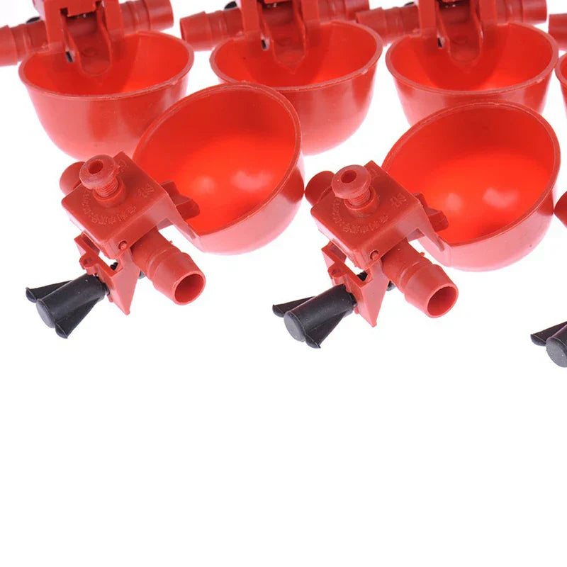 Poultry Water Drinker Cup Bird Coop Feed Cup