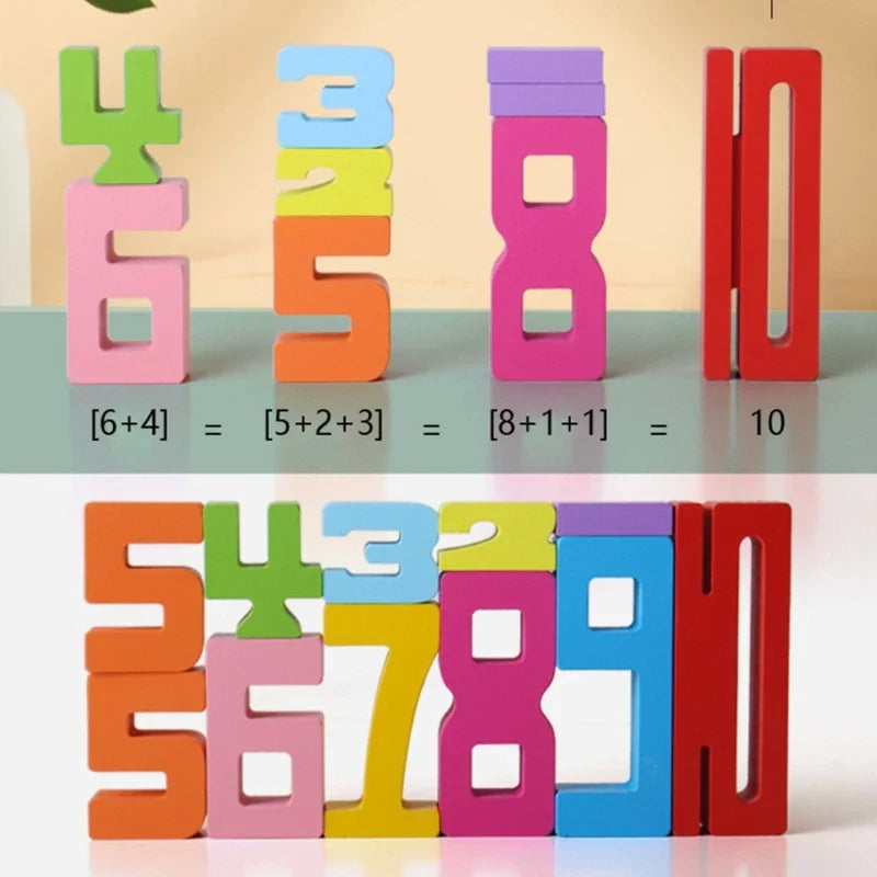 3D Digital Puzzle Number Building Block Set Baby