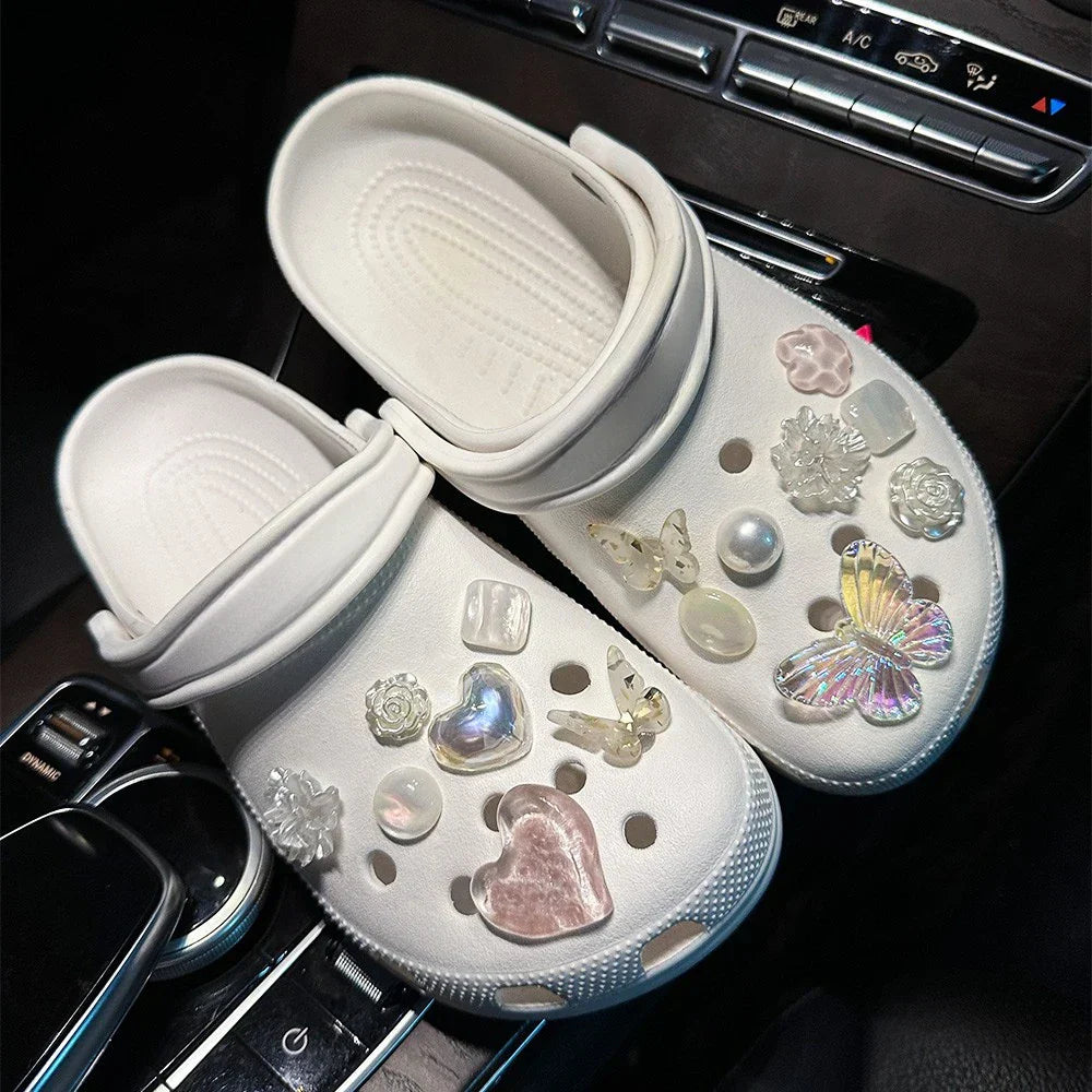 Shoe Charms for Croc Accessories Artificial Crystal Shoe