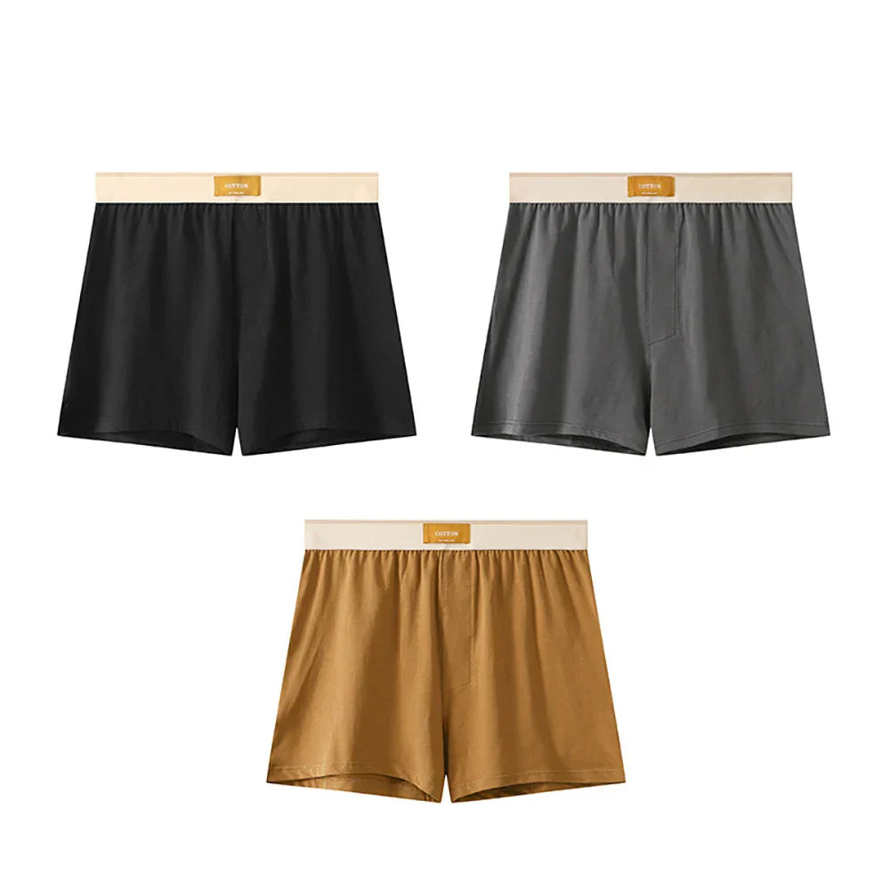 3PCS/Pack M-4XL 100% Cotton Pajama Pants Loose Big