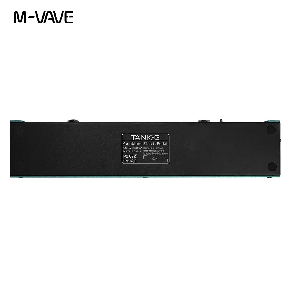 M-vave Tank-G Guitar Multi-Effects Pedal 36 Presets,9 Preamp