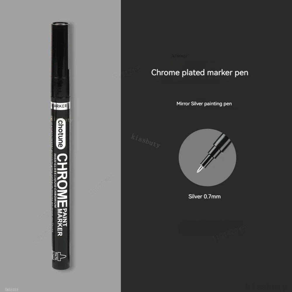 1/3pcs Mirror Marker Pen DIY Reflective Paint Pens