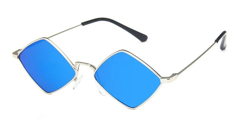 Hipster Polygon Women Sunglasses Irregular Vintage Small Frame