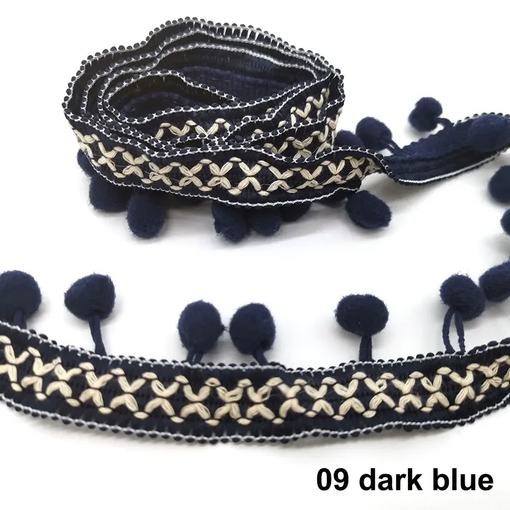 10yards Pom Pom Trim Lace Fabric Sewing Accessories