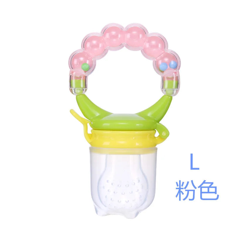 Silicone Baby Fruit Feeder with Cover Baby Nipple