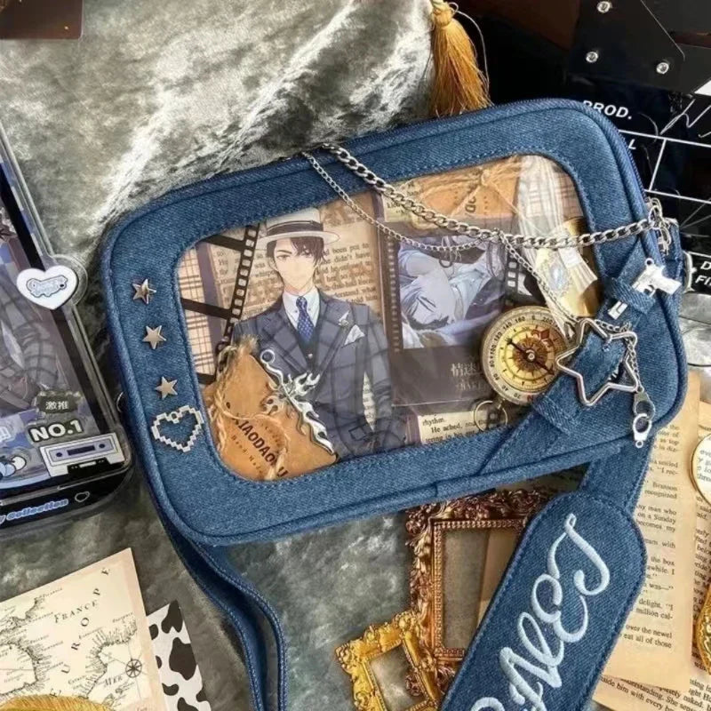 Women's Y2K Fashion Moto Style Shoulder Bag Individuality