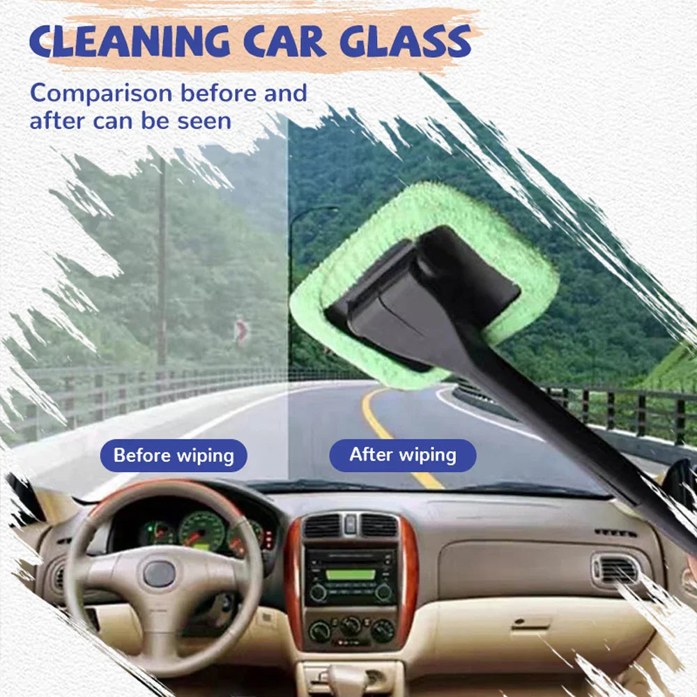 3PCSSet Auto Windshield Cleaning Brush Long Handle Car
