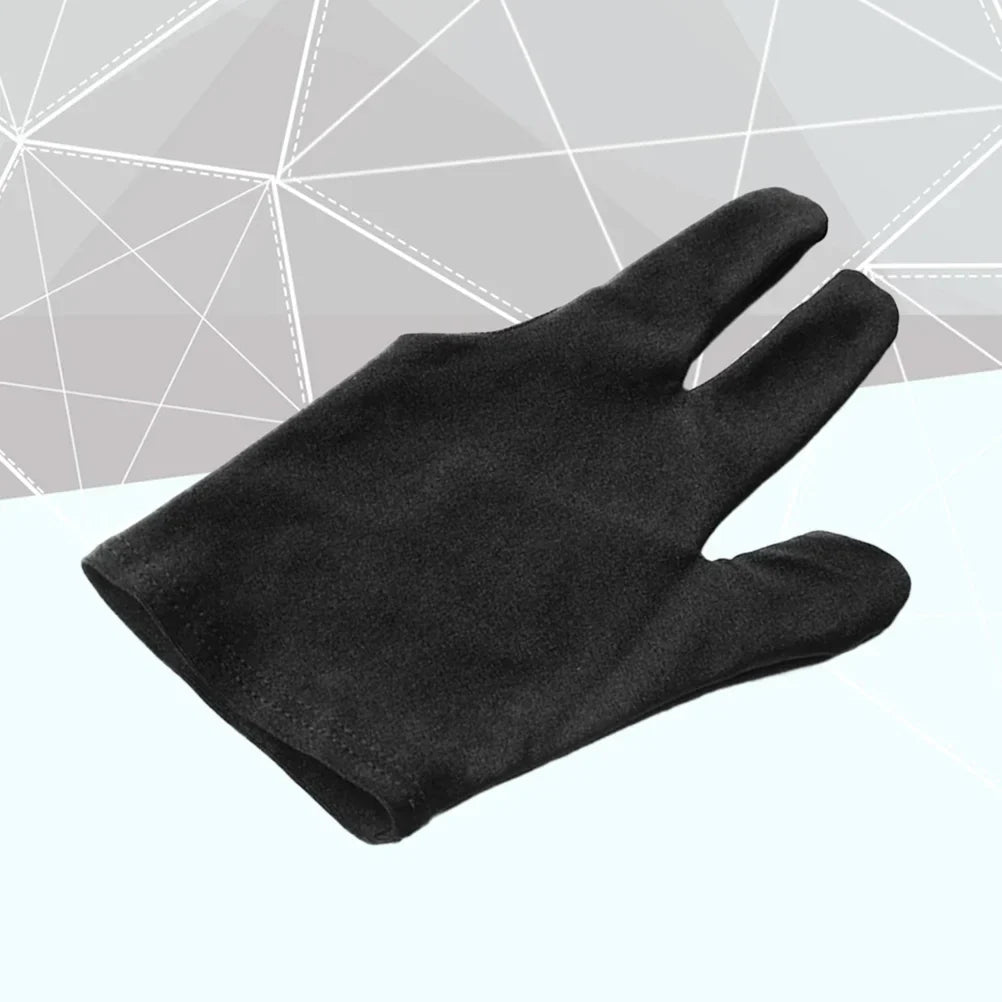 12 Pcs Snooker Glove Billiard Cue Three Finger