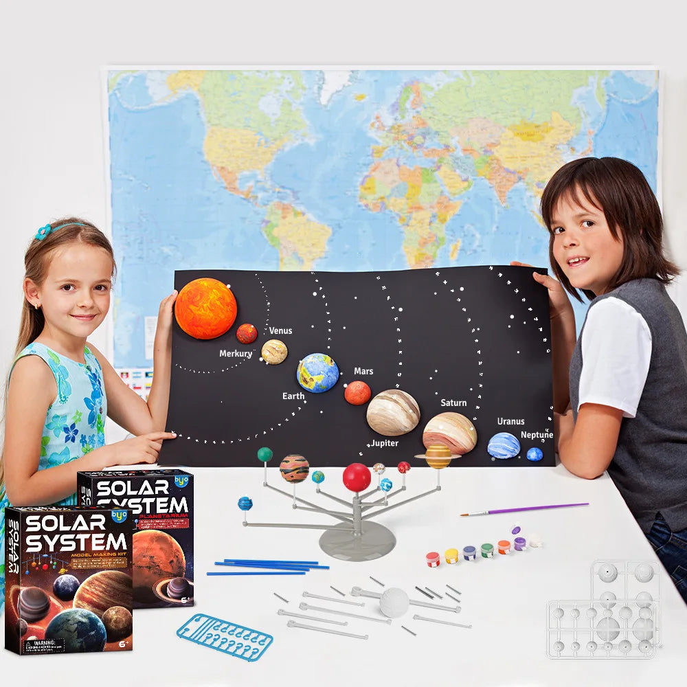 Solar System Model DIY Planet Toys Child Science