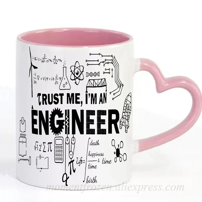 Engineer Cups Mechanic Coffee Mugs Scientific Technical Office