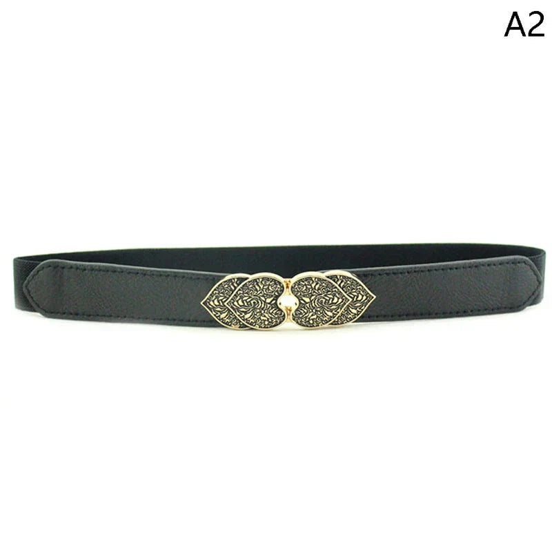 Women Bowknot Cummerbunds 1PCS Elastic Bow Wide Stretch