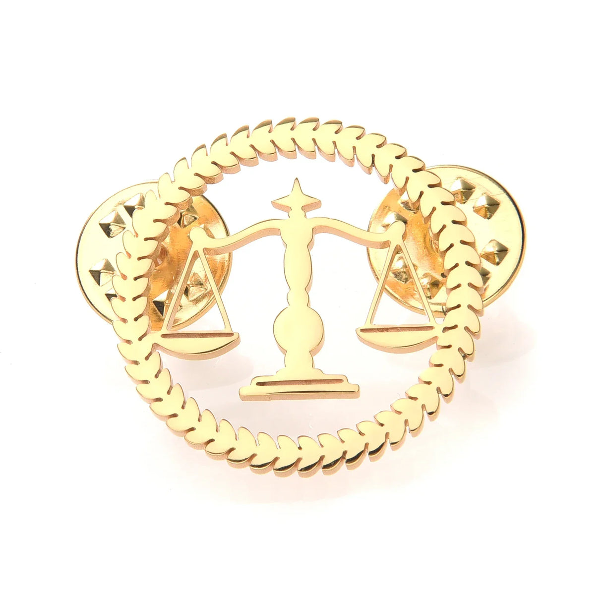 Qi Qi Wu Libra Balance Advocate Lawyer Brooch