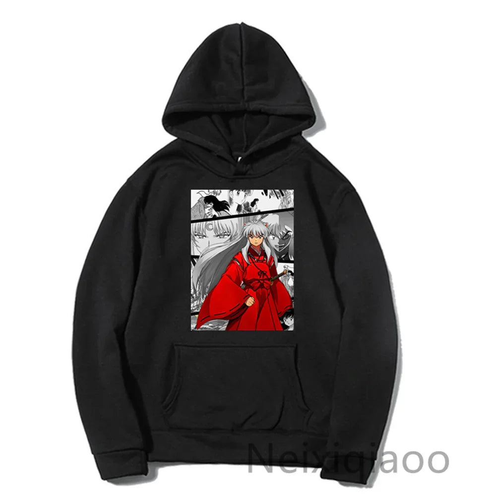 Plus Size 2023 Hot Anime Inuyasha Hoodie Women