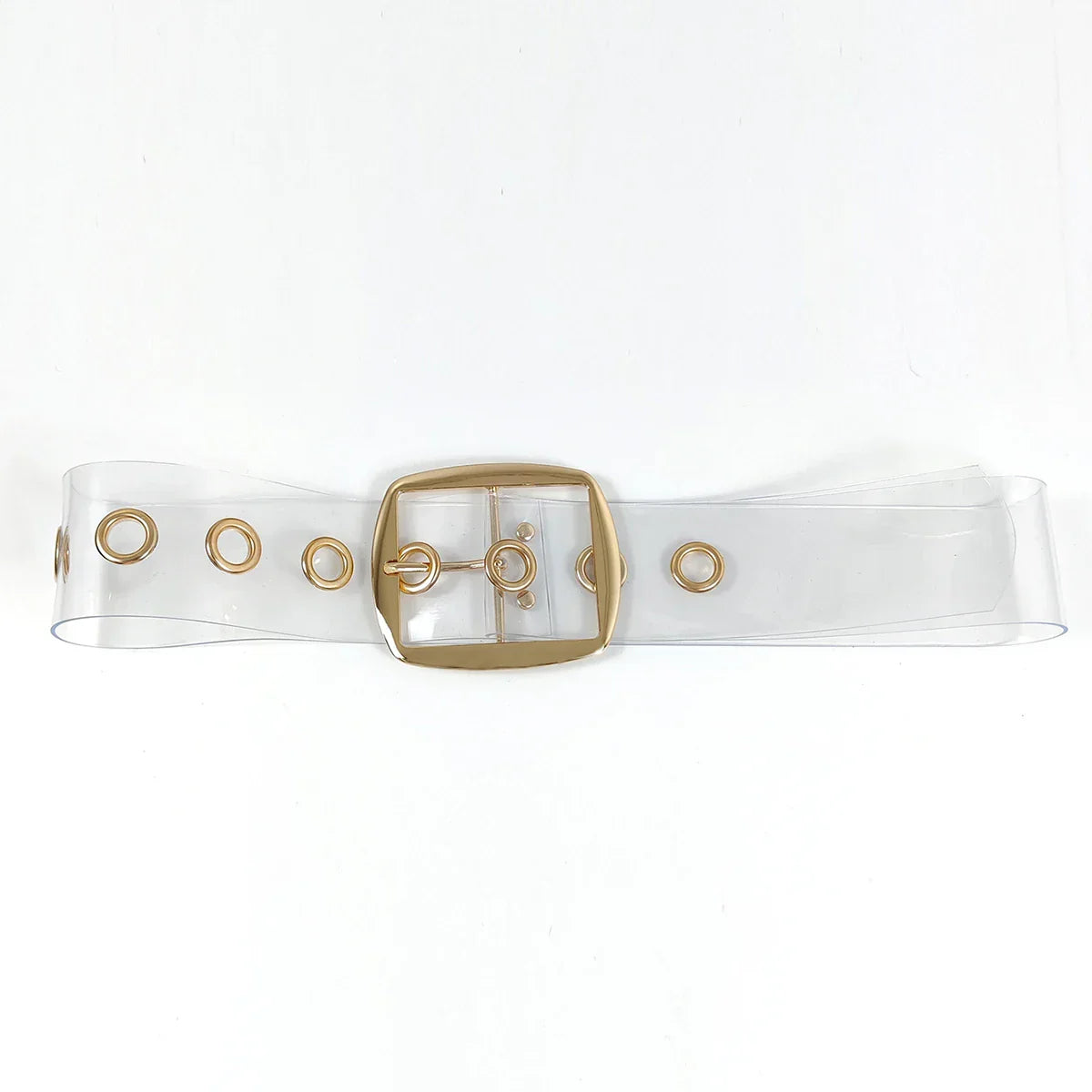 Designer White Clear Belts For Women High Quality