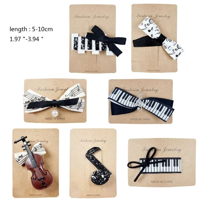Hairpin Hair Clips Violin Musical Note Hair Clip