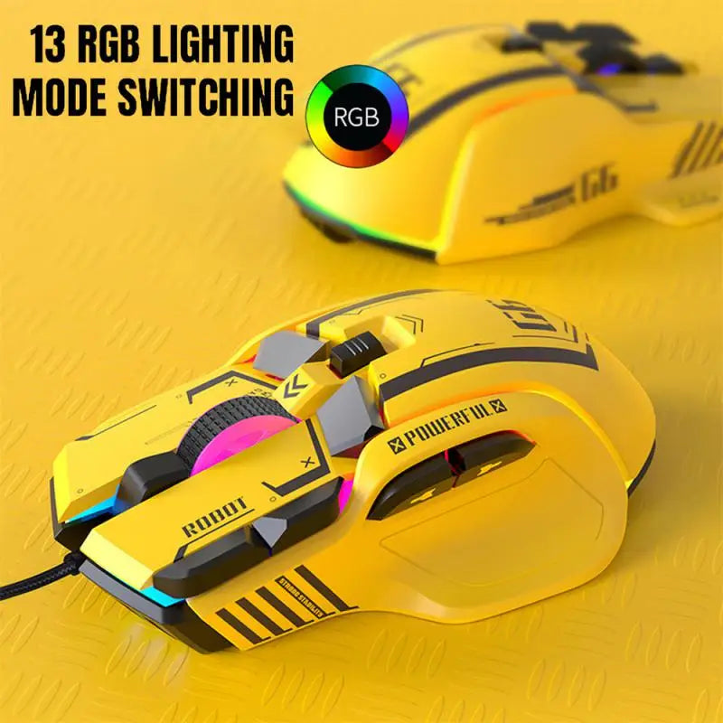 RYRA Rechargeable Bluetooth Wireless Mouse Gaming Mouse 12-Key