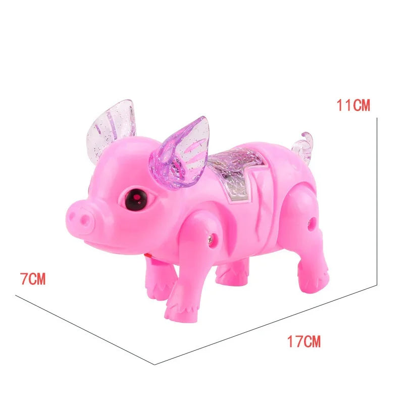 Pink Color Funny Electronic Toys Cute Electric Walking