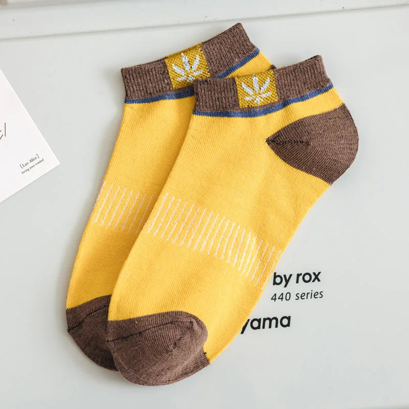 10Pairs Men's Spring Summer Sports Thin Socks Breathable