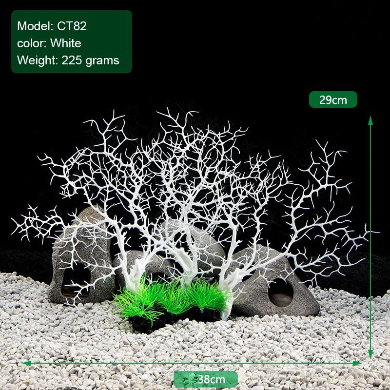 New Simulation Coral Aquarium Landscape Decorations Willow Iron