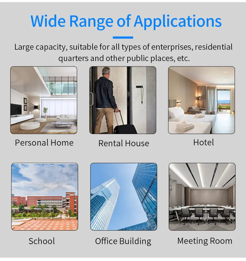 Outdoor Waterproof Access Control Smart Electronic Door Lock