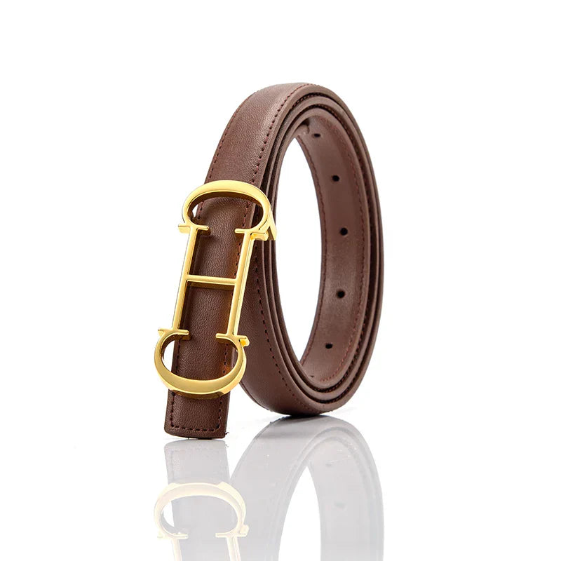 CHCH Women's Luxury New Leather Belt Fashion 2.5Cm