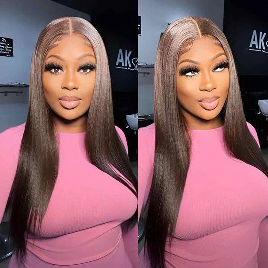 MARRYU Chocolate Brown HD Lace Frontal Wig Malaysia