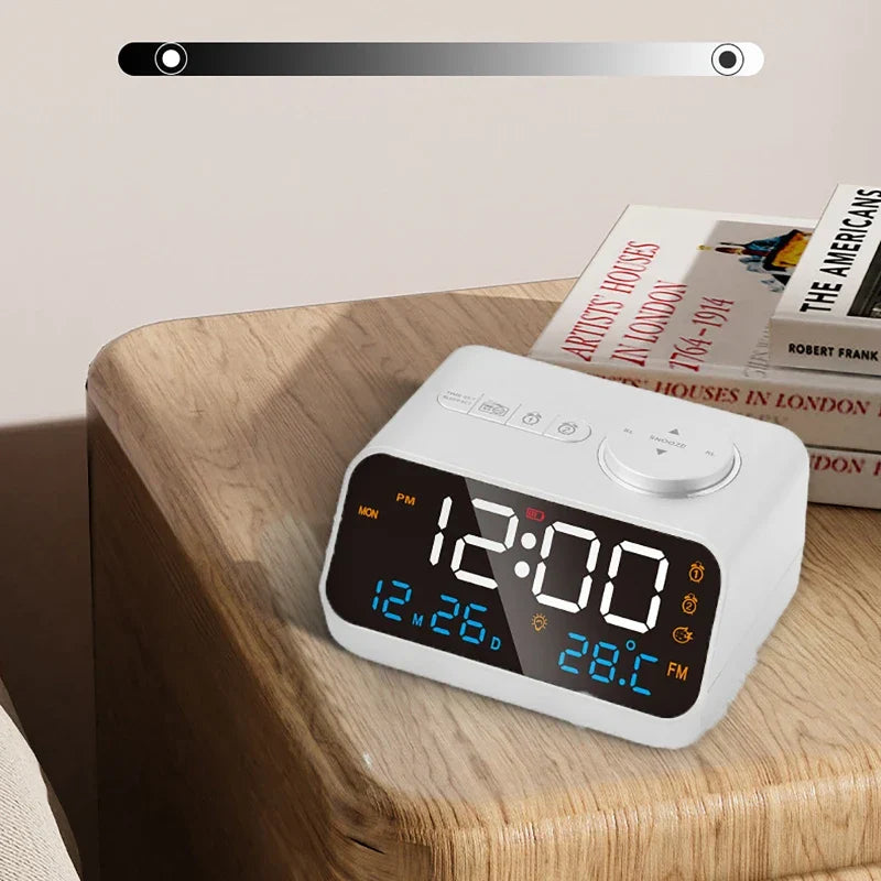 LED Digital Alarm Clock Watch Table Electronic Desktop