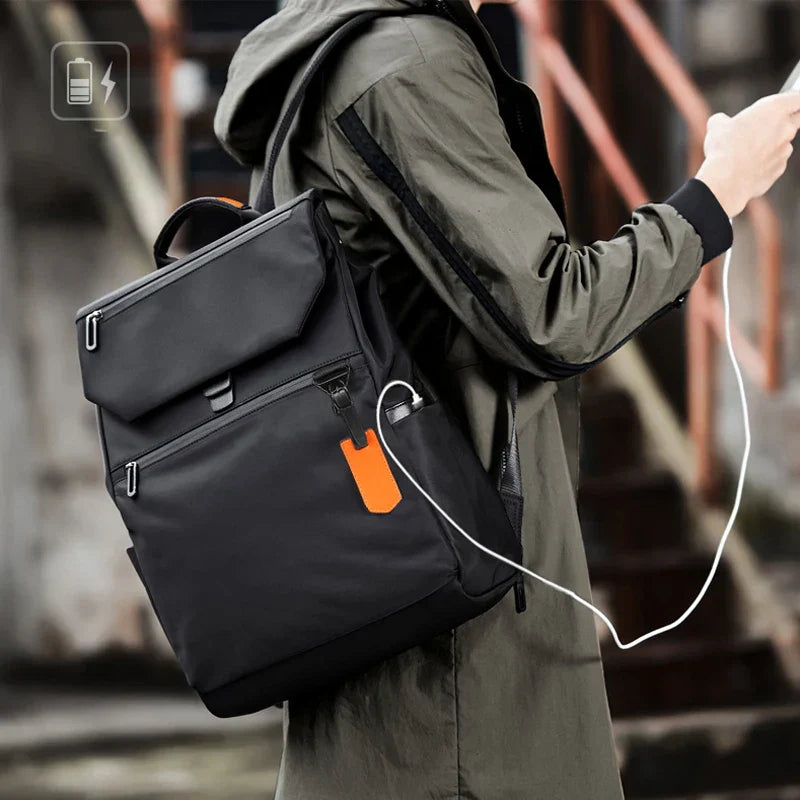 MARKROYAL Business Men's Laptop Backpack Waterproof USB Charging