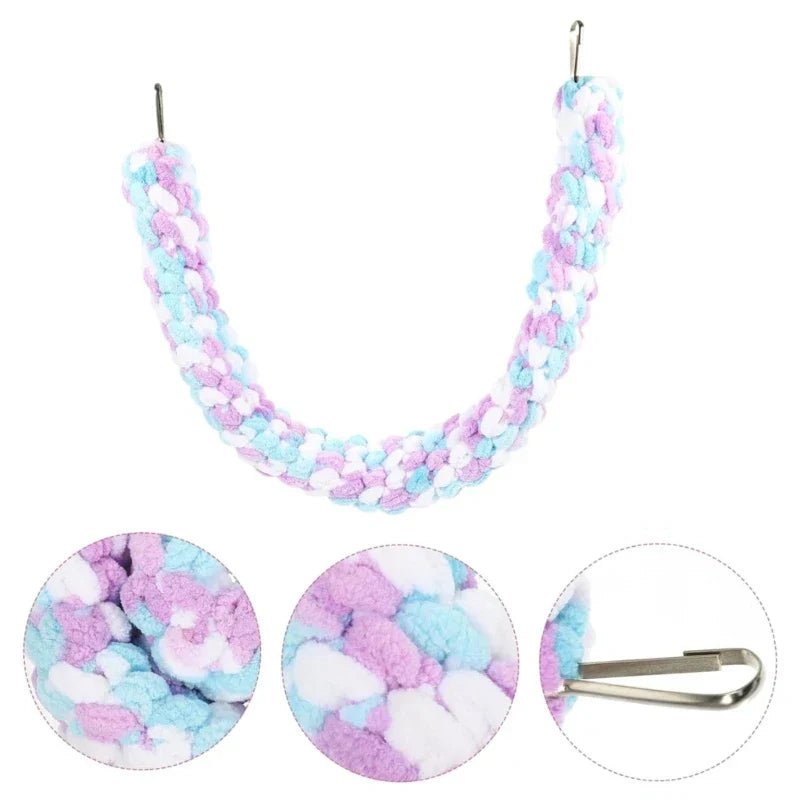 Hamsters Swing Toy Parrots Cage Toy Hanging Climbing