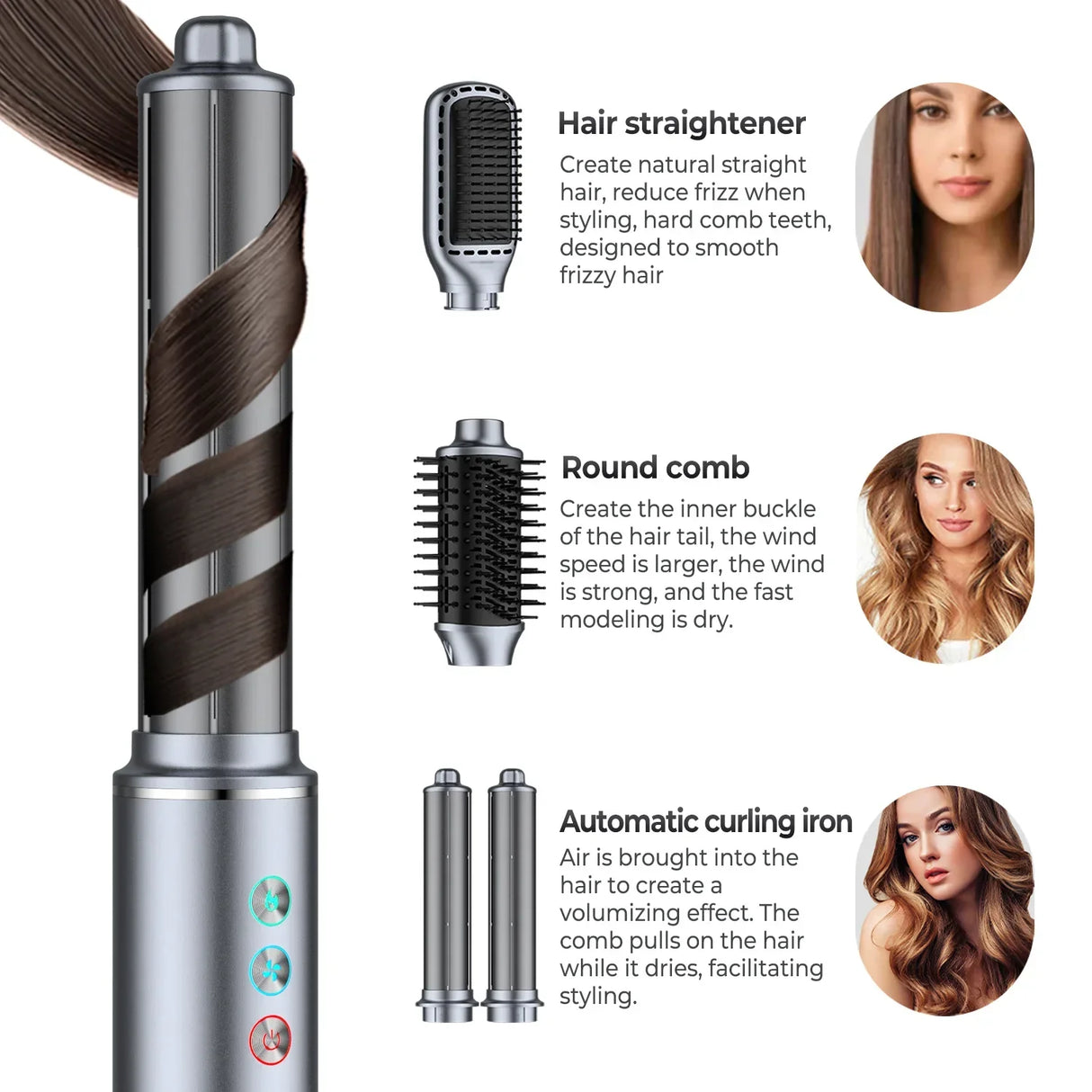 Professional Hair Dryer 5 In 1 Hair Styler