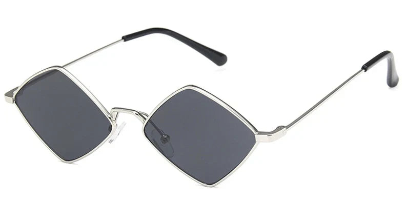 Hipster Polygon Women Sunglasses Irregular Vintage Small Frame