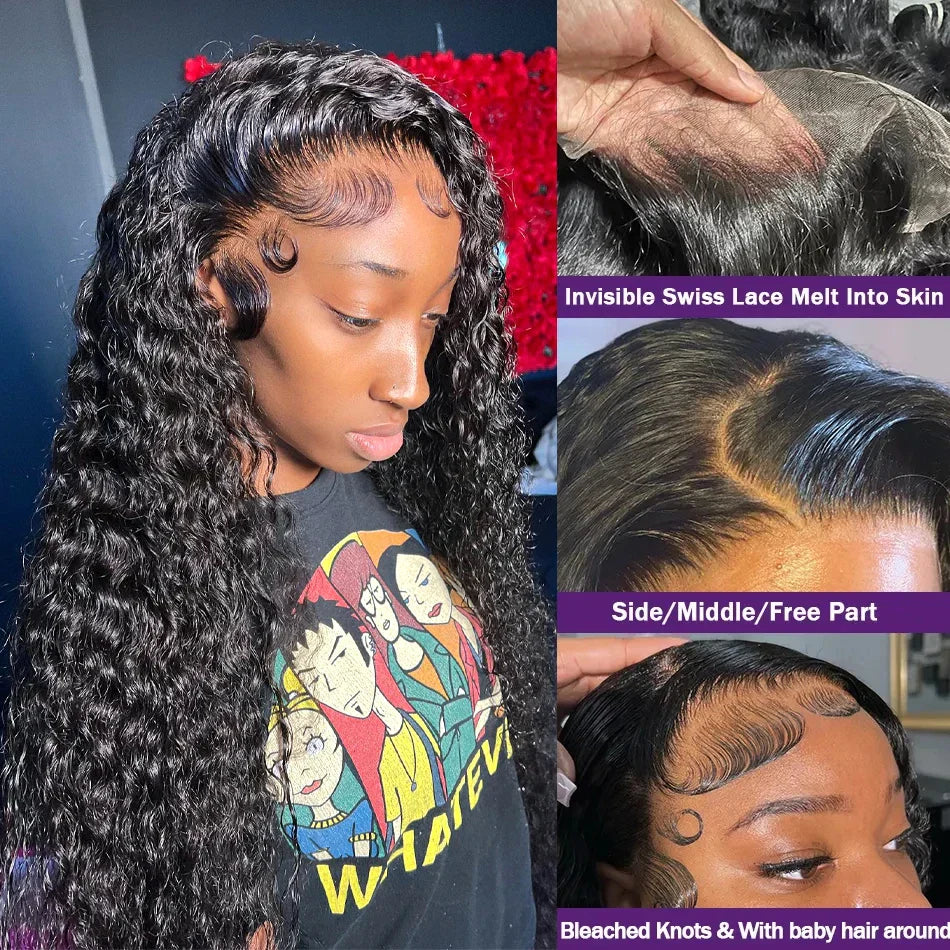 Brazilian 30 inch 13x6 HD Transparent Loose Curly