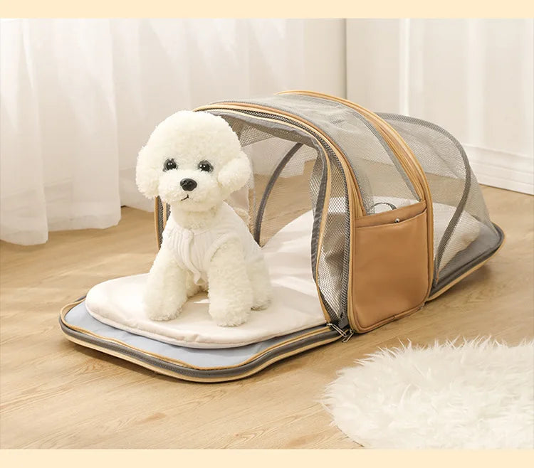 Pet Dog Cat Backpack Foldable Puppy Travel Handbags