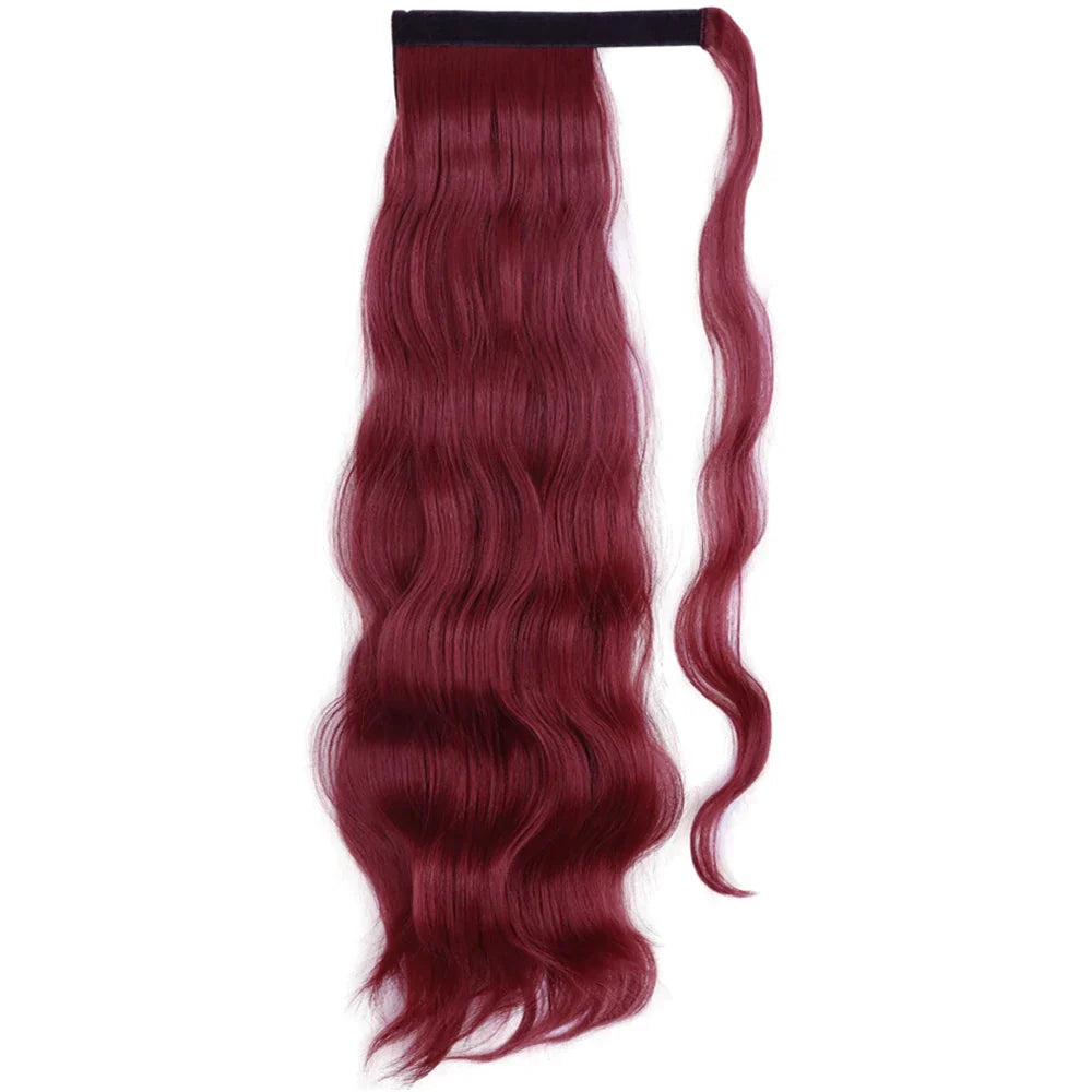 Synthetic Ponytail Hair Extension Natural Hairpiece Clip In